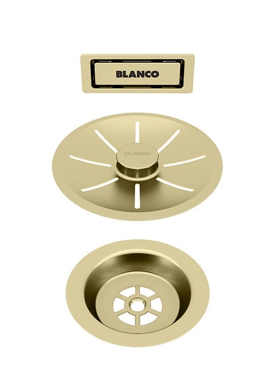 Drainage set Blanco 203476‑Satin gold