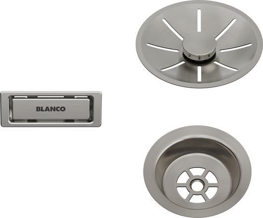 Blanco InFino component set in Satin platinum finish, for one base cabinet