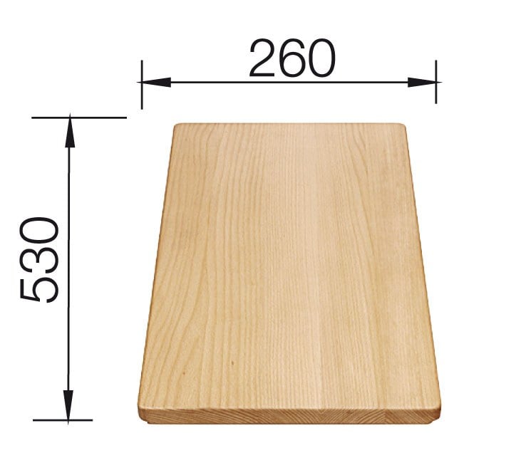 Blanco board 218313, wood, universal