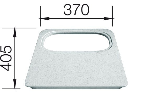 cutting board with cutout for DANA
