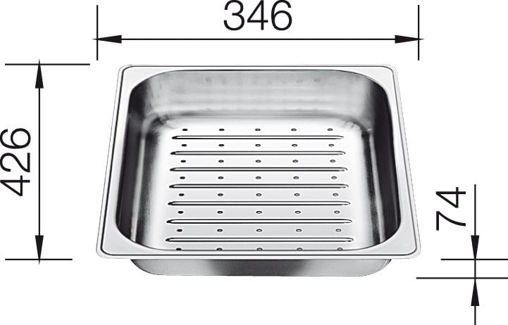 Stainless steel bowl for PLENTA