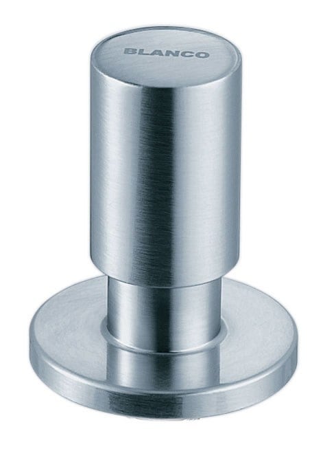 Control knob for excenter Blanco 221336, round, brass, stainless steel imitation