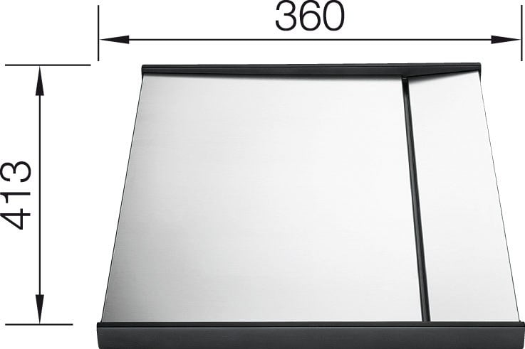 Insertable stainless‑steel drip tray with hidden drain for CLARON-IF
