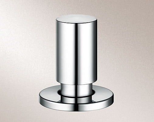 Control knob for the excenter Blanco 225112, round, chrome-plated plastic