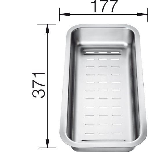 Multi-purpose stainless steel bowl for Blanco ZENAR, DALAGO