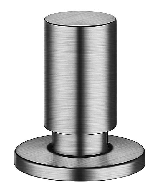 Control knob for the excenter Blanco 226540, round, brass, brushed stainless steel