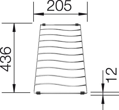 Drip grid/grate ELON XL 6 S