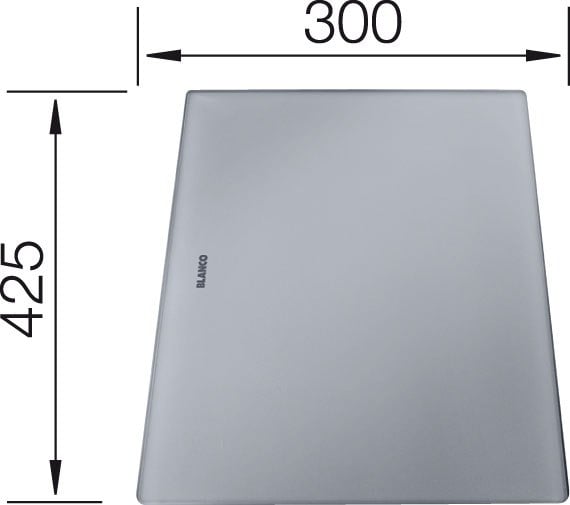 Glass cutting board DIVON 425x300