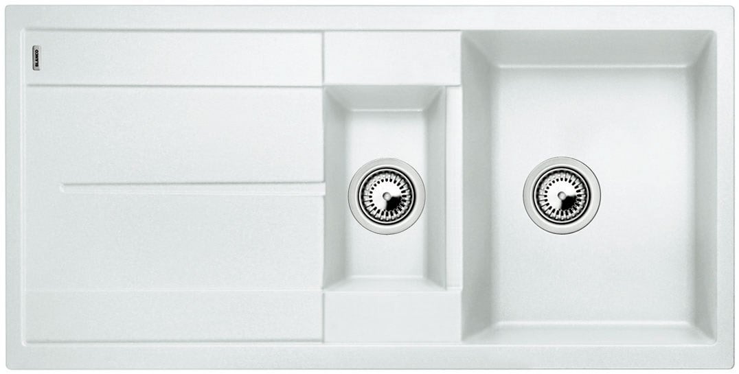 Kitchen sink Blanco Metra 6 S White, without eccentric