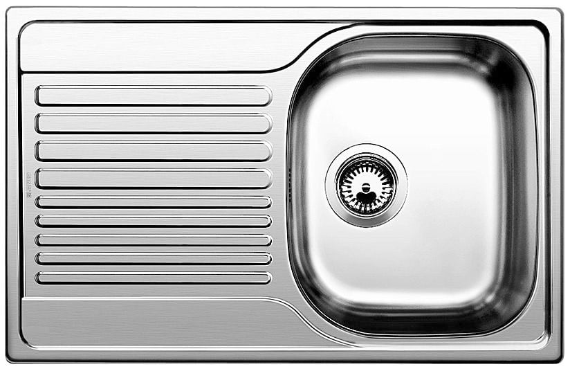 Kitchen sink Blanco Tipo 45 S Compact Natural gloss, no offset
