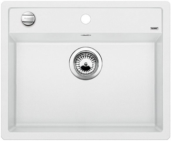 Kitchen sink Blanco Dalago 6 White, with offset