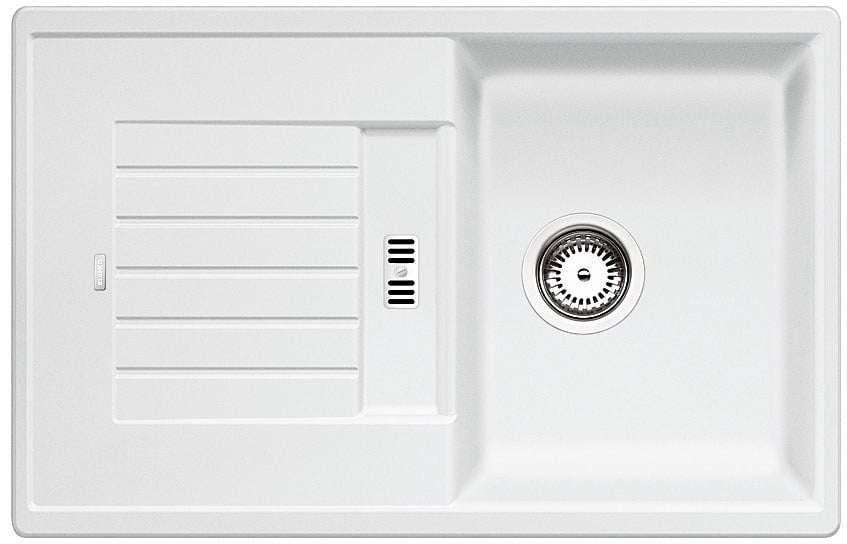 Kitchen sink Blanco Zia 45 S White, without overflow