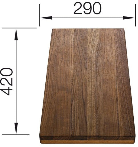 Wooden cutting board 420x290x70