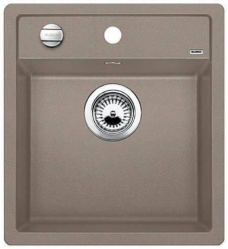 Kitchen sink Blanco Dalago 45 Tartufo, with an offset