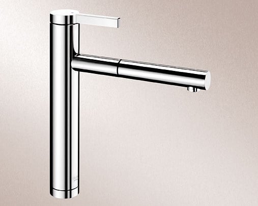 Kitchen tap Blanco Linee‑S Chrom with pull‑out spout