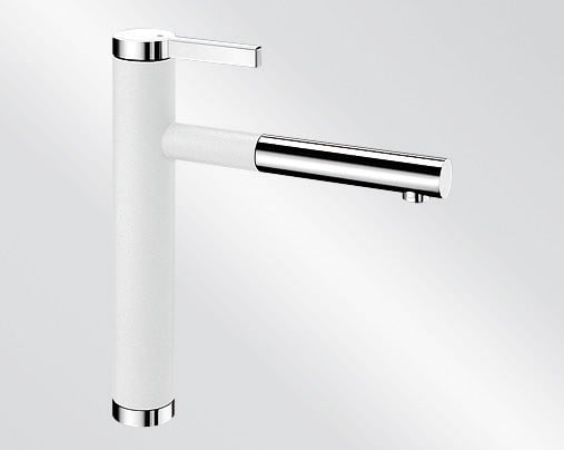 Kitchen tap Blanco Linee-S White