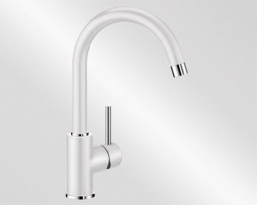 Kitchen tap Blanco Mida White
