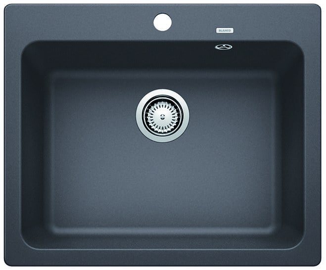 Kitchen sink Blanco NAYA 6 Silgranit gray stone double‑sided version