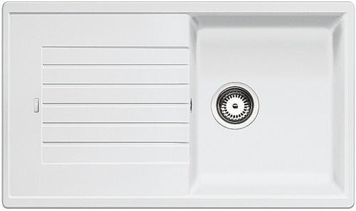 Kitchen sink Blanco Zia 5 S White, without overflow