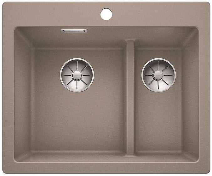 Kitchen sink Blanco PLEON 6 Split InFino Silgranit tartufo