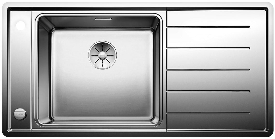 Kitchen sink Blanco Andano XL 6 S-IF, with offset and bowl, left sink