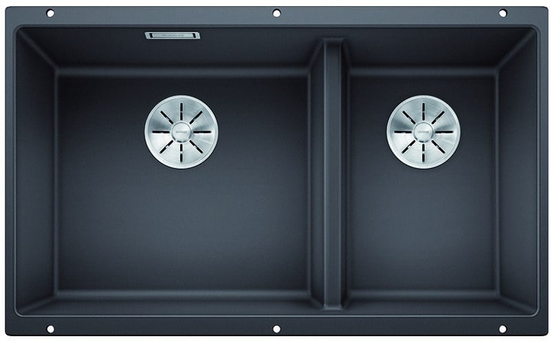 Blanco Subline 430/270-U kitchen sink – gray stone