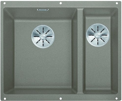 Kitchen sink Blanco Subline 340/160-U Tartufo, left, without pull-out