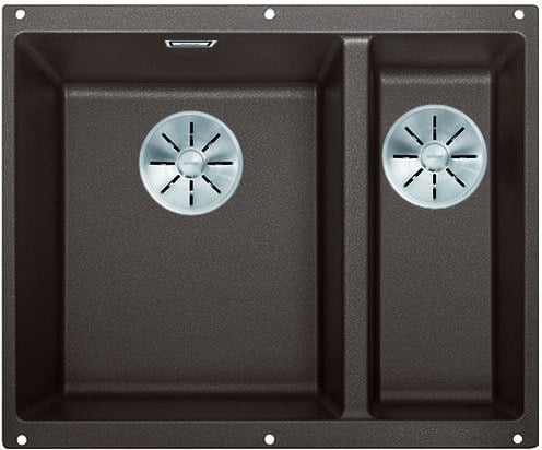 Kitchen sink Blanco Subline 340/160-U Coffee, left, without pull