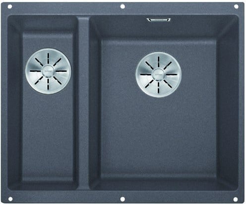 Kitchen sink Blanco Subline 340/160-U Grey stone, right, without pull handle