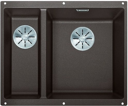 Kitchen sink Blanco Subline 340/160-U Coffee, right, without pull handle