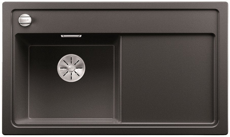 Kitchen sink Blanco Zenar 45 S Anthracite, left, with offset