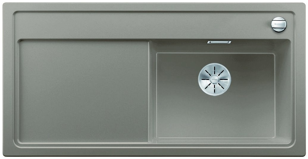 Kitchen sink Blanco Zenar XL 6 S Tartufo, right, with offset