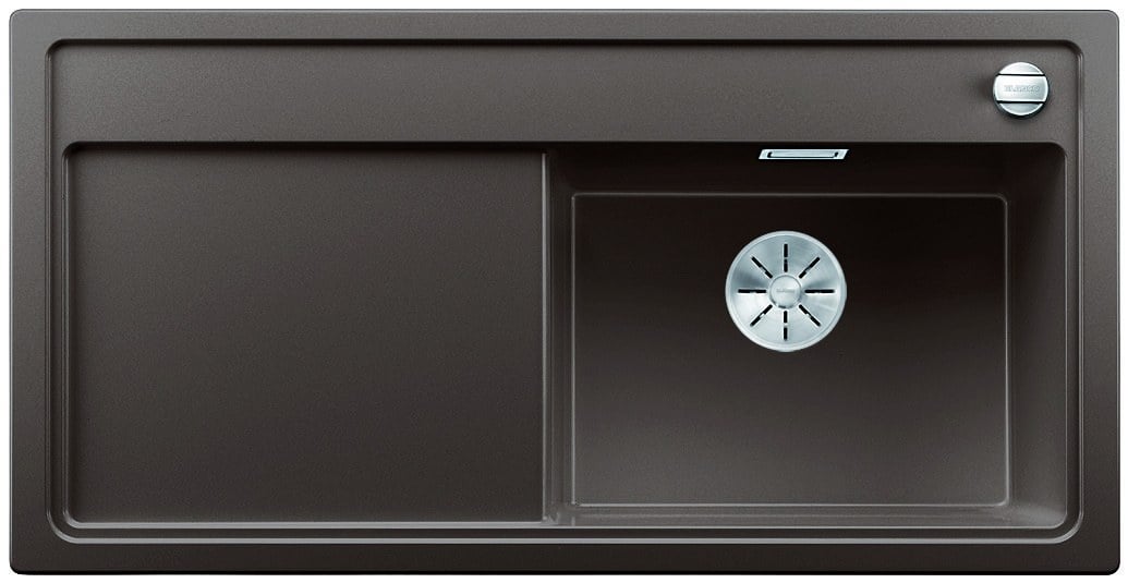 Kitchen sink Blanco Zenar XL 6 S Coffee, right, with offset