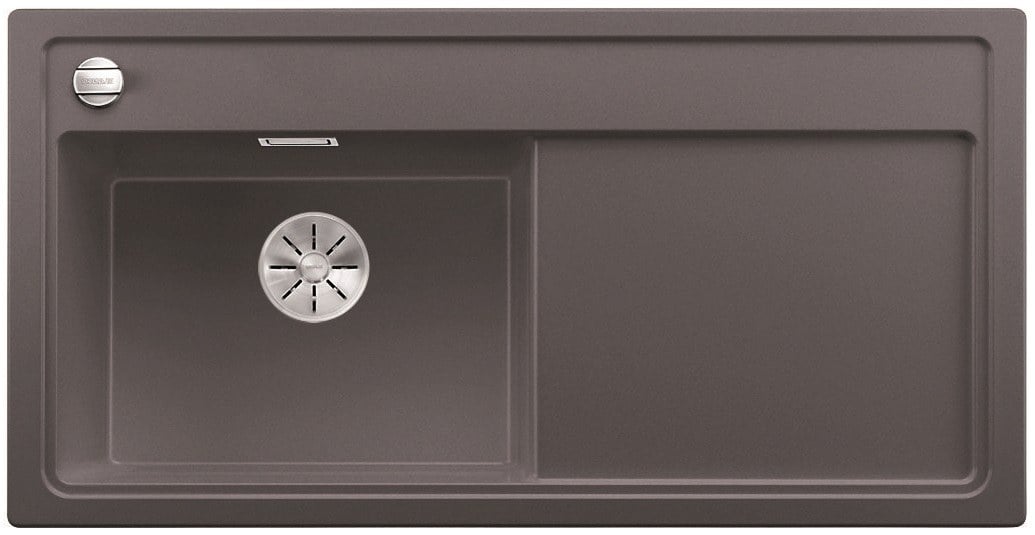 Kitchen sink Blanco Zenar XL 6 S Grey Rock, left, with offset