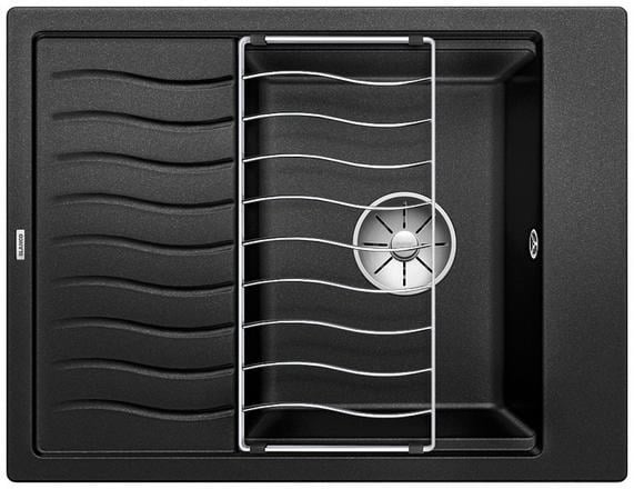 Kitchen sink Blanco Elon 45 S, with a draining grid, Anthracite