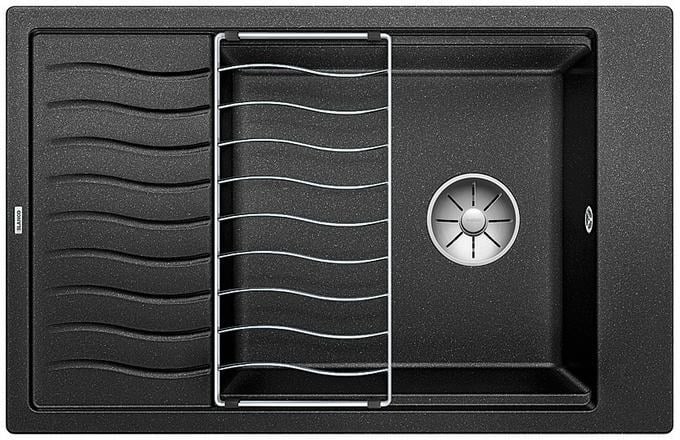 Kitchen sink Blanco Elon XL 6 S, with a drip grid, Anthracite