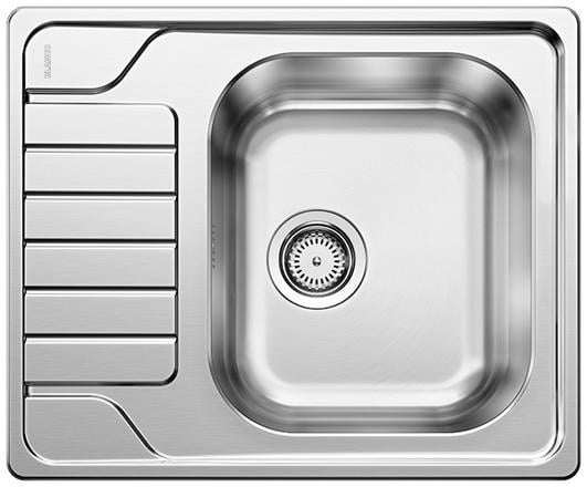 Kitchen sink Blanco Dinas 45 S Mini Brushed, without overflow