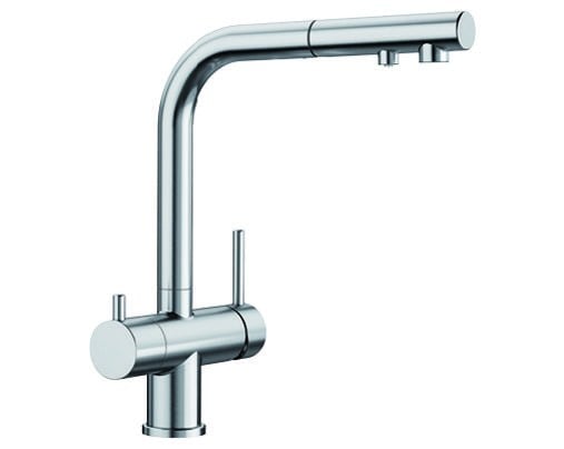 Kitchen tap Blanco Fontas-S II PVD Steel