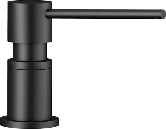 Blanco Lato matte black soap dispenser