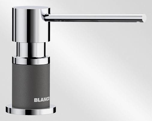 Soap dispenser Blanco Lato Chrome/Grey Stone