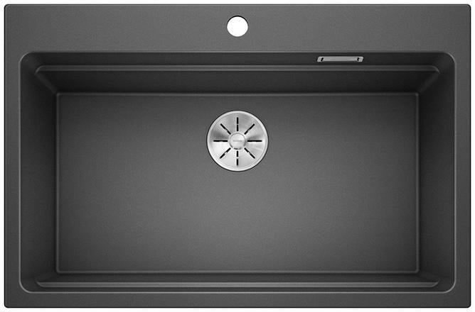 Kitchen sink Blanco Etagon 8 Black, without centre