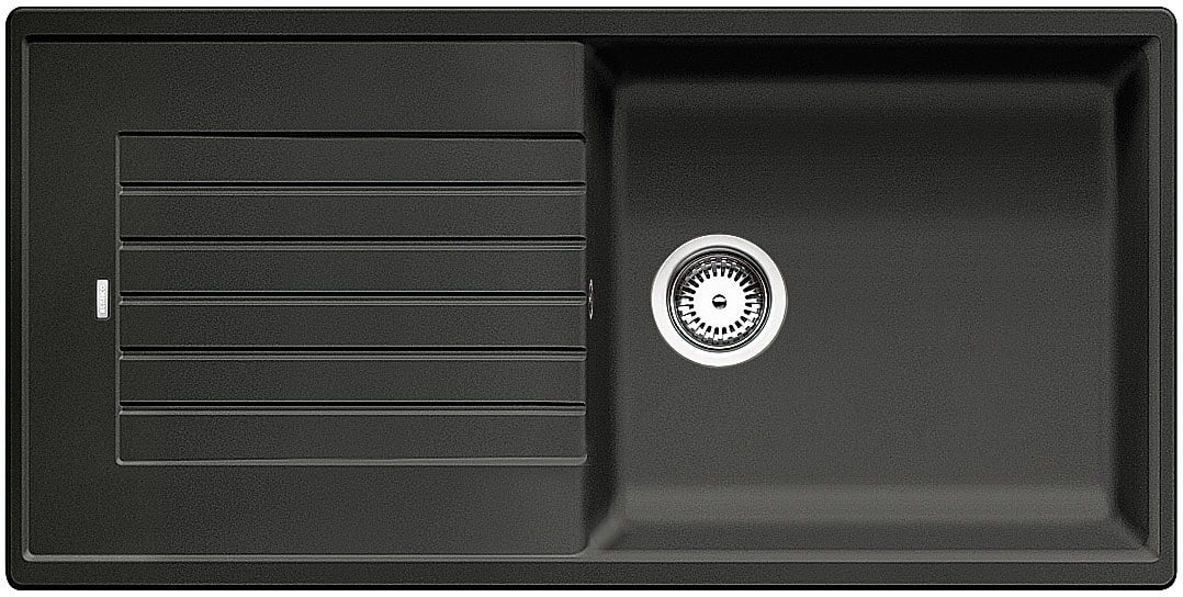 Kitchen sink Blanco Zia XL 6 S Black, without overflow