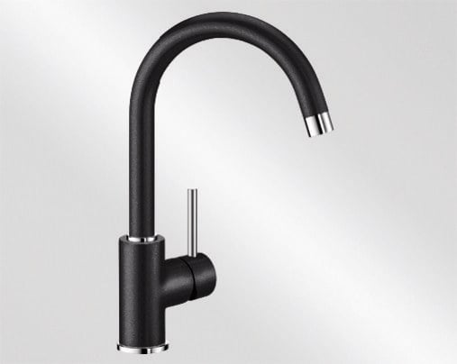 Kitchen tap Blanco Mida Black