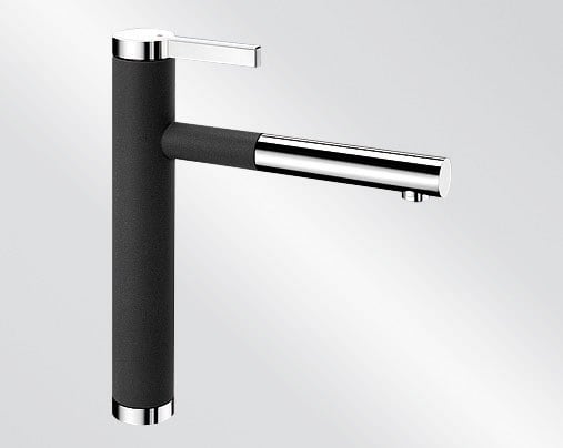 Kitchen tap Blanco Linee‑S Black