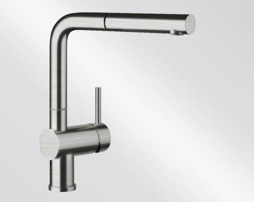 Kitchen tap Blanco Linus‑S Stainless PVD Steel