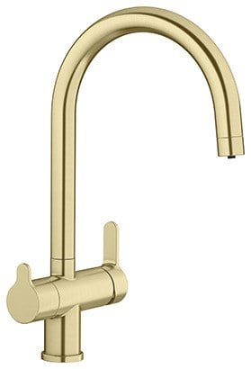 Blanco Trima kitchen tap in satin gold