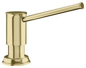 Blanco Livia satin‑gold soap dispenser, 500 ml