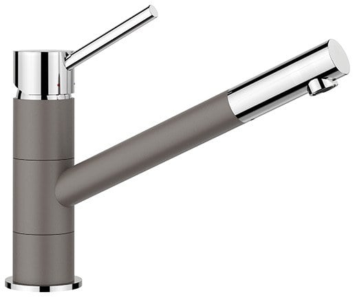 Kitchen tap Blanco KANO 526950 gray volcano/chrome