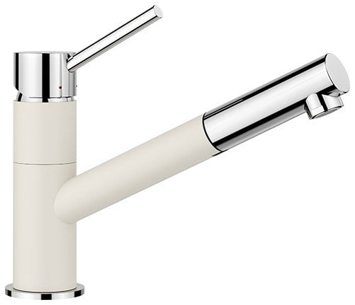 Sink tap Blanco KANO‑S HD silgranit White soft/Chrome