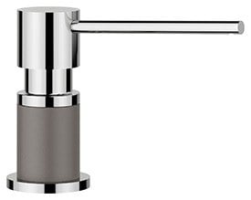 Blanco LATO Dispenser Silgranit/Chrome Gray Volcano